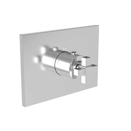 Newport Brass 3/4" Square Thermostatic Trim Plate With Handle in Polished Nickel 3-3154TS-15